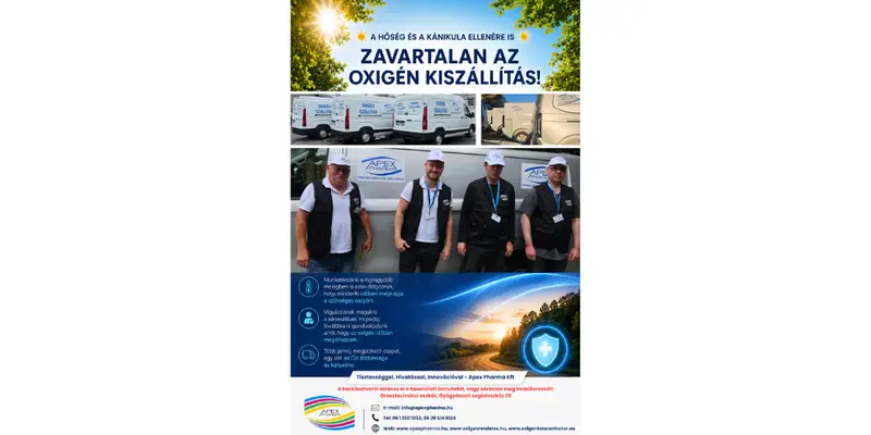 ☀️A hőség és a kánikula ellenére is zavartalan az oxigén kiszállítás! ☀️